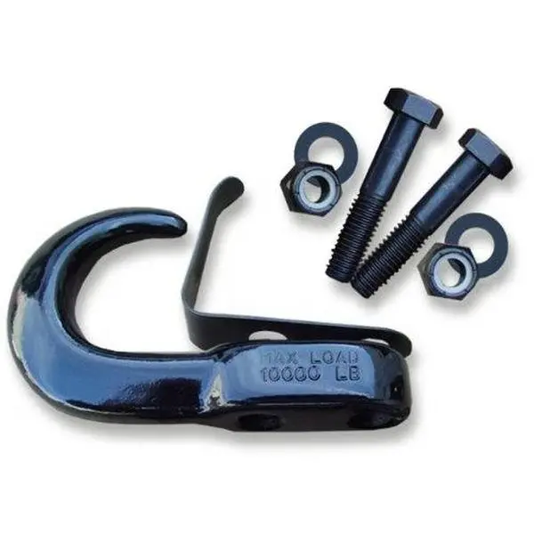 BILLET4X4 HD Tow Hooks (Black) - Pair (Off-Road Recovery)