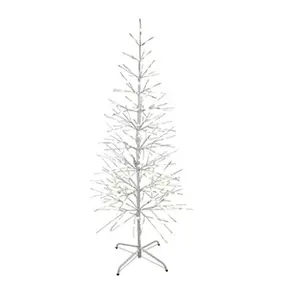212 MAIN 42 in. LED Lighted Birch Tree Decor, Warm White LED Ornament Tree for Holiday Brightening