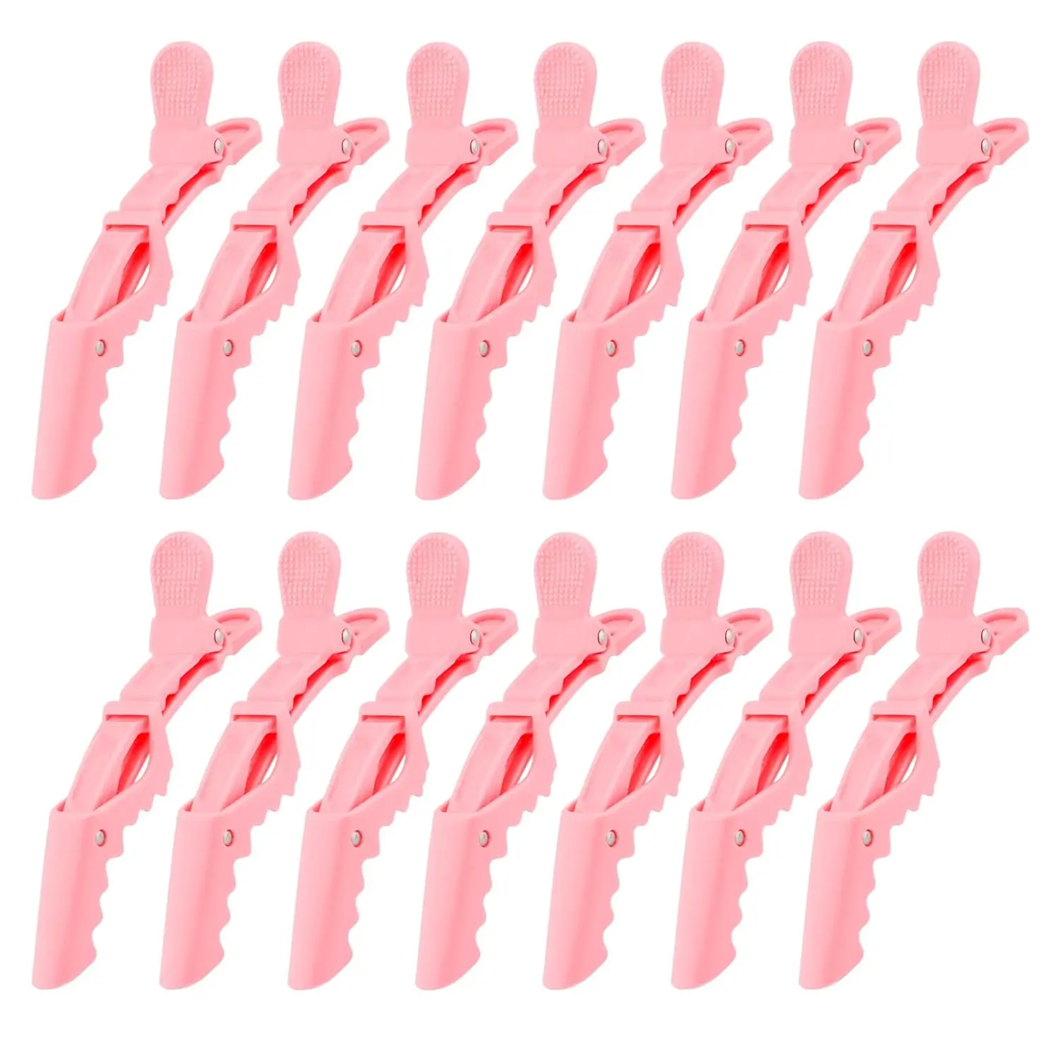 14 count   Hair Clips for Styling Sectioning Large Pro Salon Hair Clips Barber for Coloring, , Sectioning Big Gator Clips Hair Styling Accessories for Women Men Girls