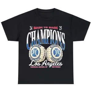 World Series 2025 Shirt, La Baseball Back to Back Champs Shirt, Los Angeles Baseball TshirtCAI KJ