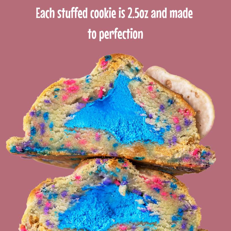 Fat and Weird Cookie - 9 or 18 Pack Sampler of Lil Weirdo Stuffed Cookies Gift Box