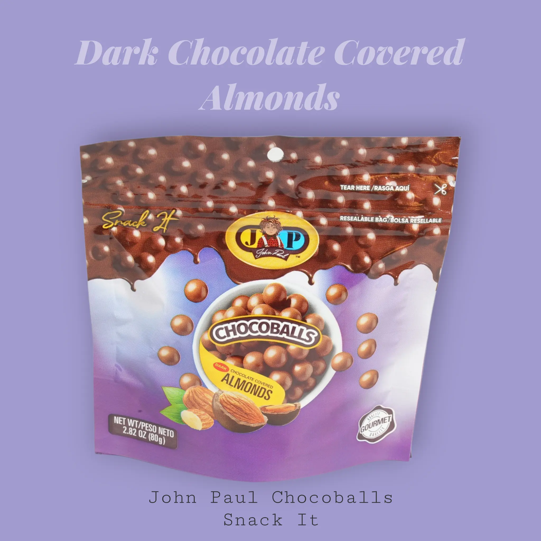 JP ChocoBalls Almond — Dark Chocolate · Snack It (3-Pack)