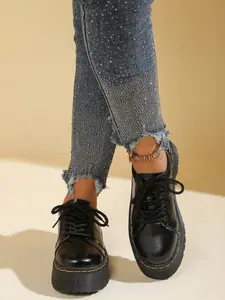 Women's Fashion Loafers, Tie Design for Elevated Look, Colors Available, Elegant Round Toe Shoes, All Seasons Wear