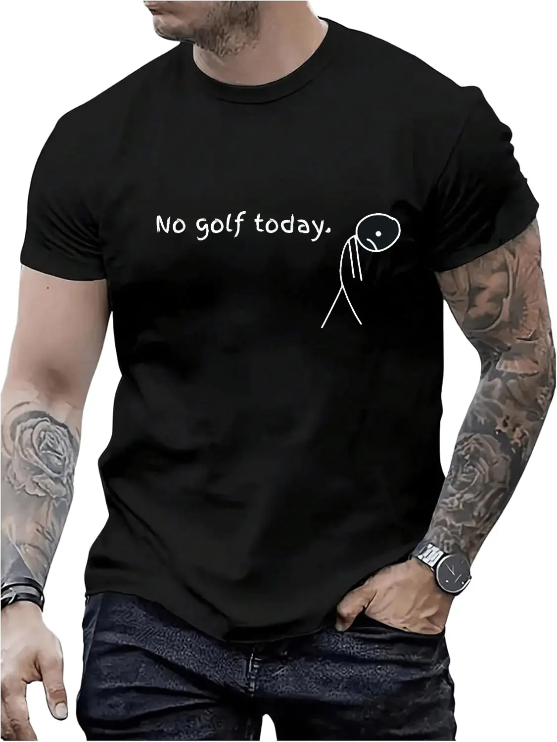 100% Cotton No Golf Today Sport Gift For Golf Lovers T-Shirt