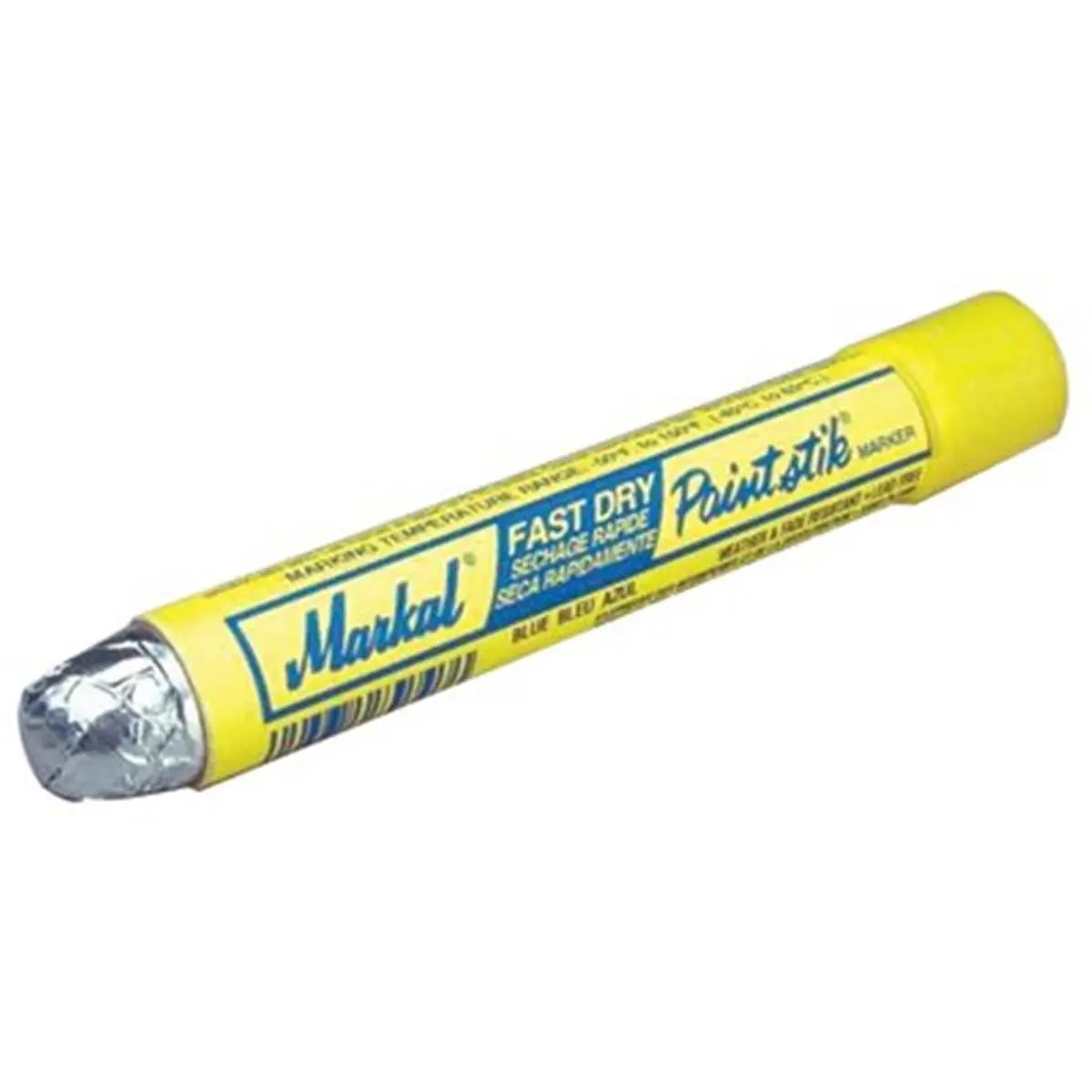Markal 434-82731 Fast-Dry Yellow Paint Stick, 3/8" Diameter, Vegetable Oil-Based for Immediate Marking, Automotive & Motorcycle Paint Repair Tool