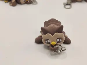 Cute Owl Keychain | 3D Printed Bird Keychain | Mini Owl Charm | Backpack & Gift Accessory