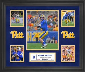 Kenny Pickett Pittsburgh Panthers Framed 5-Photo Collage