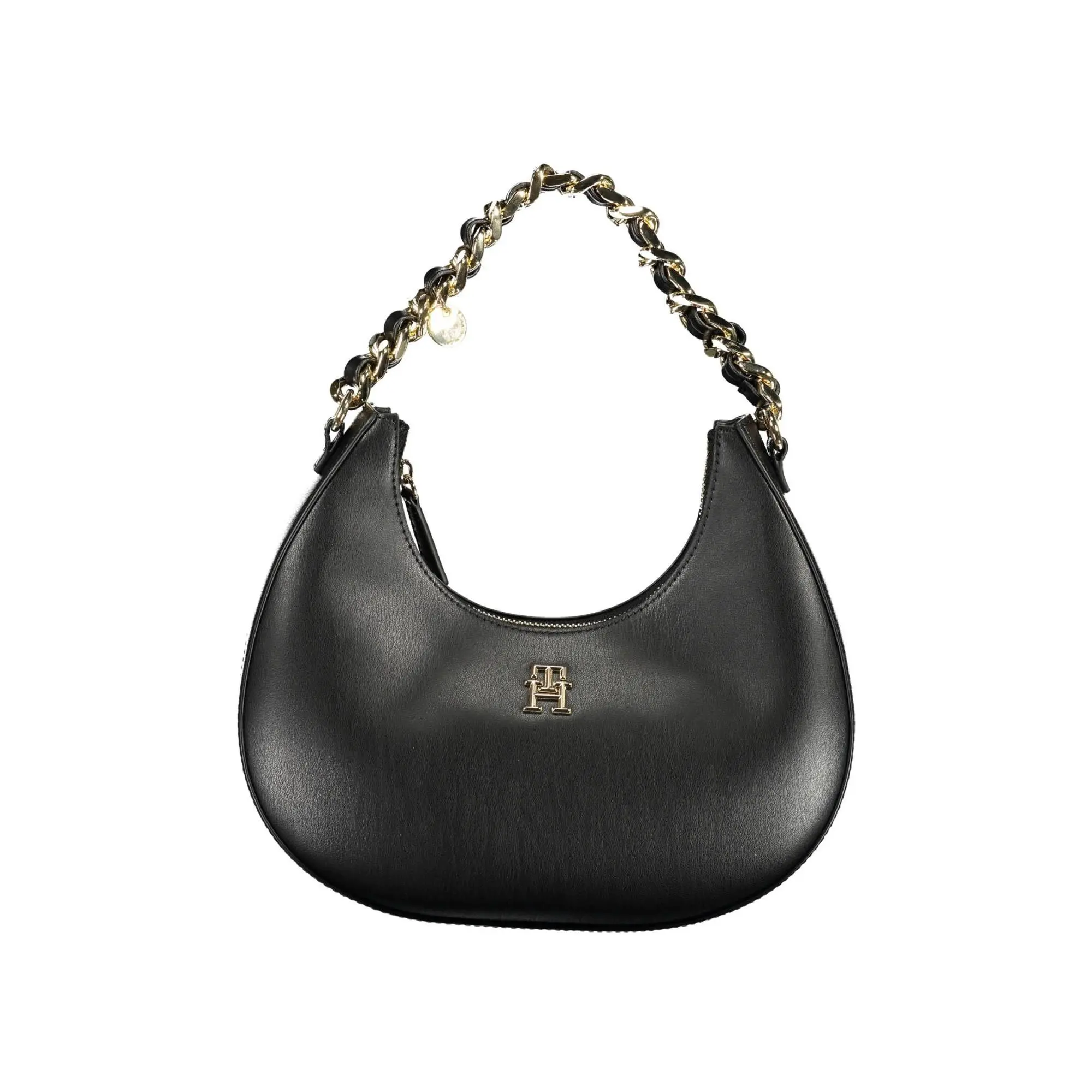Tommy Hilfiger Black Polyurethane Handbag