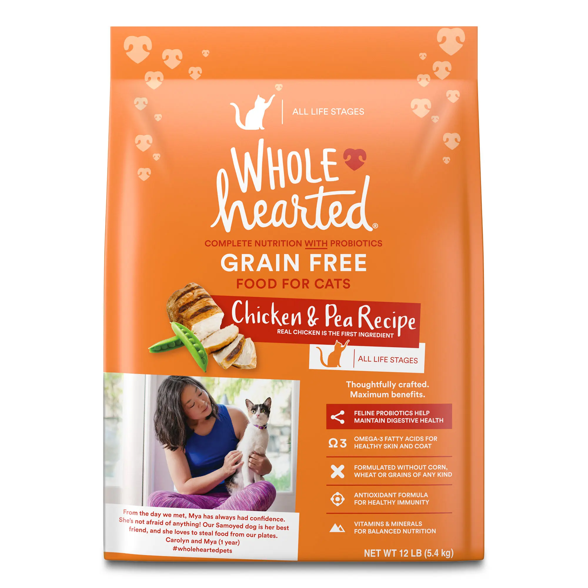 WholeHearted Grain Free Chicken Formula Dry Cat Food