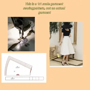 Women's XS-Xl Sewing Pattern Set, 5 Sizes, Ideal for Custom Clothing Design, Handmade Fashion & DIY Fabric Making