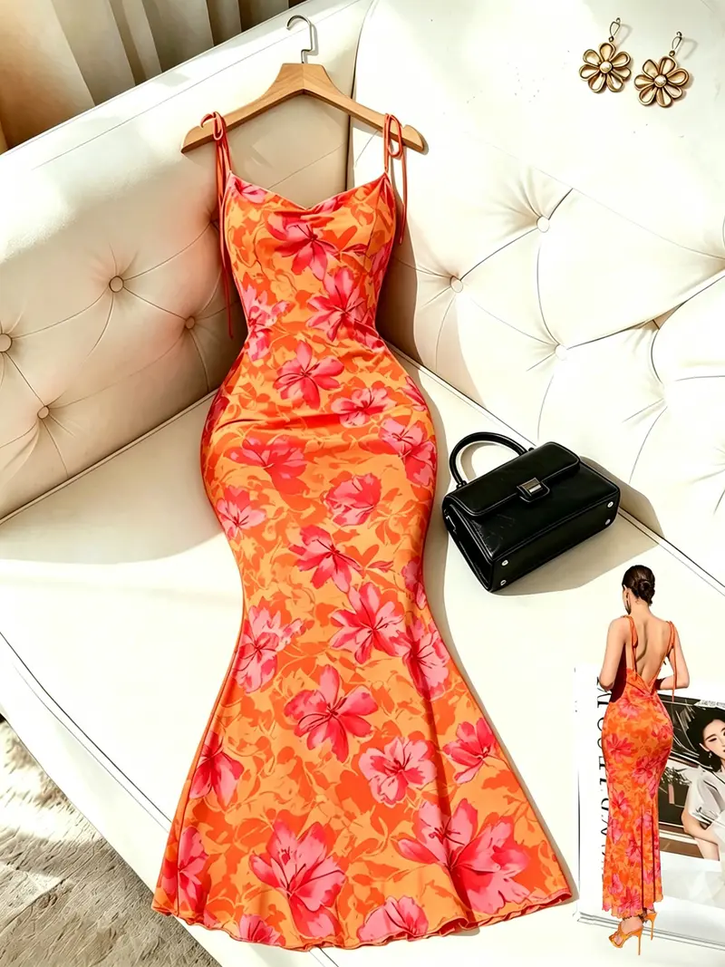 sabina orange flower print dress sabrina orange dress