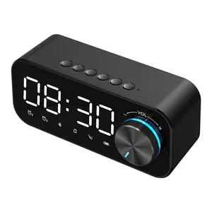 Bluetooth Speaker Alarm Clock Wireless Computer Mini High Volume Deep Bass Night Light Multifunctional Home Desktop Small Speaker