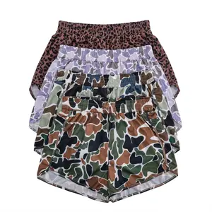 Viral Camo Fitted Shorts,Elastic Camo Print,deal Gym, Yoga & Everyday Wear Breathable & Stretchy,Summer Casual Comfortable Daily Wear