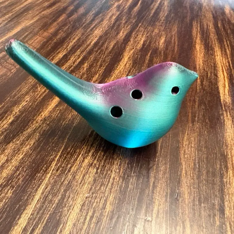 3D-Printed Bird Whistle, Kids' Musical Wind Instrument Toy for Hobbies