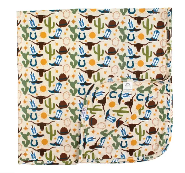 Howdy Luxury Bamboo Blanket