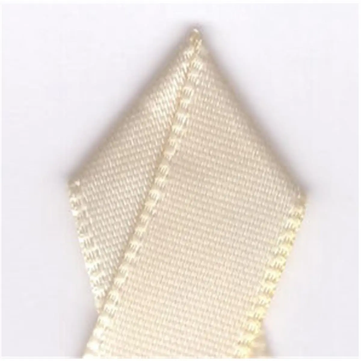 Papilion  .25 in. Double-Face Satin Ribbon 100 Yards - Cream, Washable, 100Yd