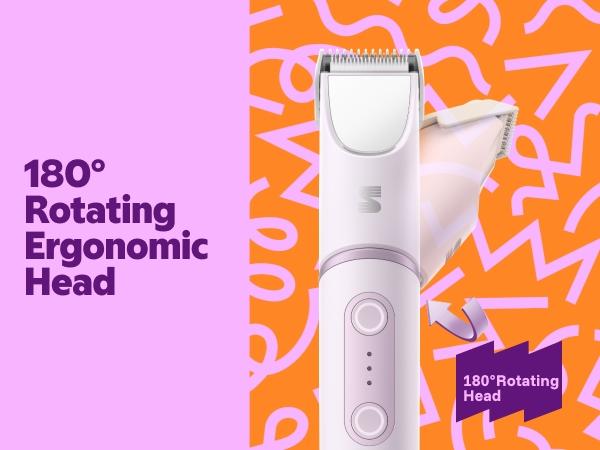 LADYSPOT Women Shaver -180° Rotatable Flexible Ergonomic Head with Built-in Light & Mirror, 2-in-1 Trim & Shave IPX7 Waterproof Wet Dry Lady Trimmer for Leg Underarm Bikini Line,dorm essentials, Dry Shaving Solutions LADYSPOT Women Shaver -180° Rotatable Flexible Ergonomic Head with Built-in Light & Mirror, 2-in-1 Trim & Shave IPX7 Waterproof Wet Dry Lady Trimmer for Leg Underarm Bikini Line,dorm essentials, Dry Shaving Solutions