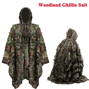 3D Camouflage Suit, Biomimetic Camouflage Cloak, Tactical Hunting Leaf Cloak