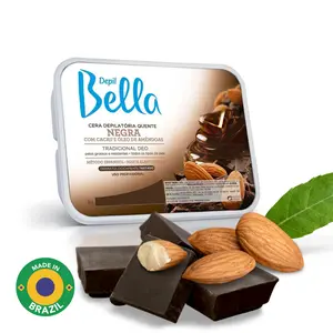 Depil Bella Black Chocolate Hard Wax – Smoothest Strip-Free Wax for Estheticians & Spas