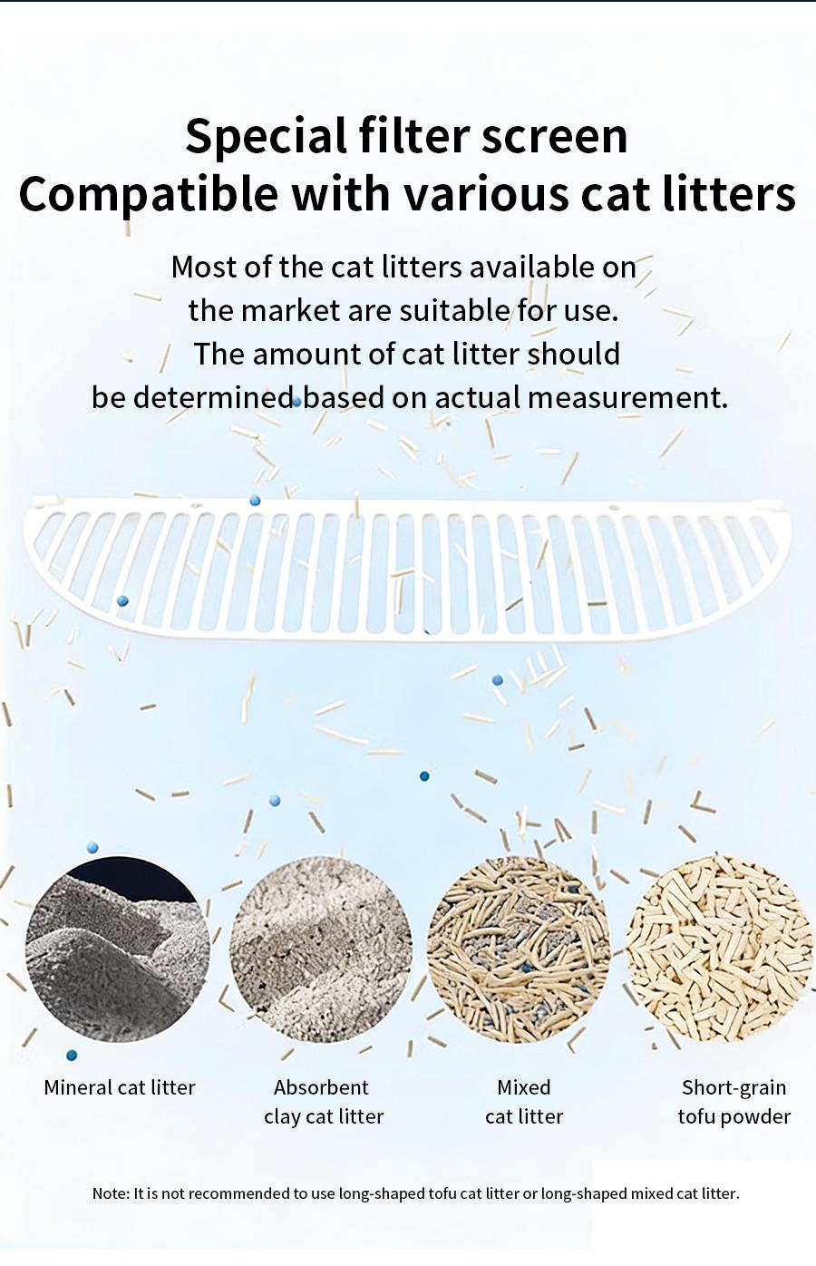 Self-Cleaning Litter Box for Multi-Cat Homes Open-Top Auto Cleaner with APP Control Safety Sensors Odor Lock & Large 10.5L Waste Bin(Only Support 2.4G Wifi)