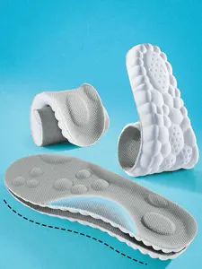 Unisex Sporty Minimalist Shoe Insoles, Soft Cushioned, Shock Absorption Comfy, Trendy, Breathable and Comfortable, Anti-Slip Shock Absorbing Insoles for Women and Men, Ideal for Daily Use, Sports Insoles