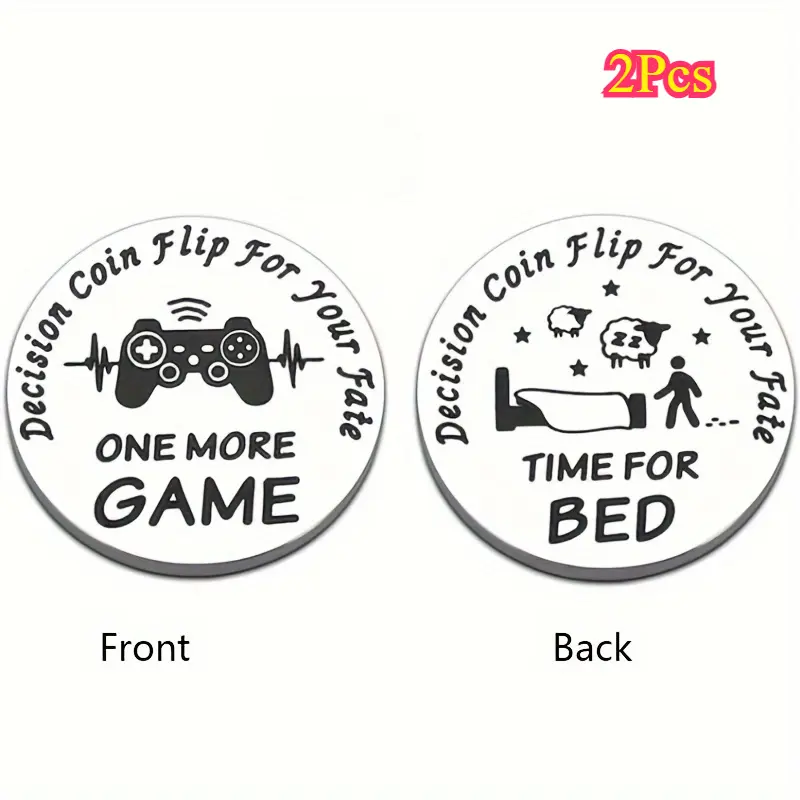 Funny Gamer Keychain Set for Couples, 2-Piece Stainless Steel Pendants, Fashion Jewelry for Anniversary Gift