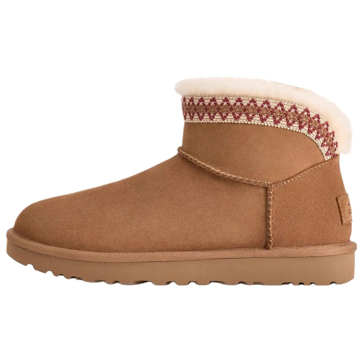 UGG Classic Novelty Women's Fleece-Lined Leather Snow Boots, Casual Outdoor Boot