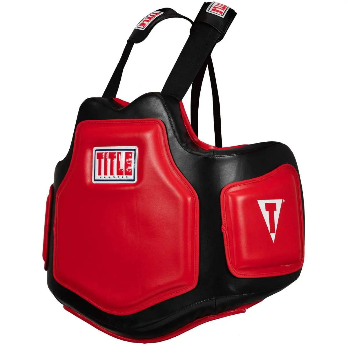 TITLE Boxing Classic Command 2.0 Body Protector, Synthetic Leather Training Gear with Anatomical Shape, Multi-Layer Foam & Adjustable Fit, Durable Protective Gear, Protective Gear