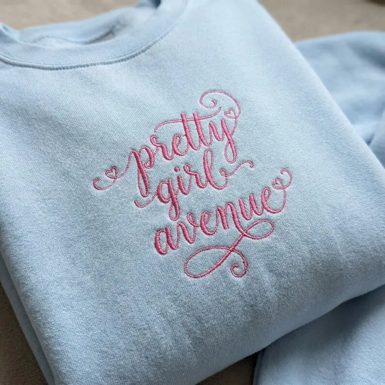 [Made in US] Pretty Girl Avenue House Tour Man's Best Friend SC Inspired Unisex Embroidered T-shirt Sweatshirt Hoodie, gift for fans