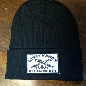 plumber Dirty hands clean money beanie hat