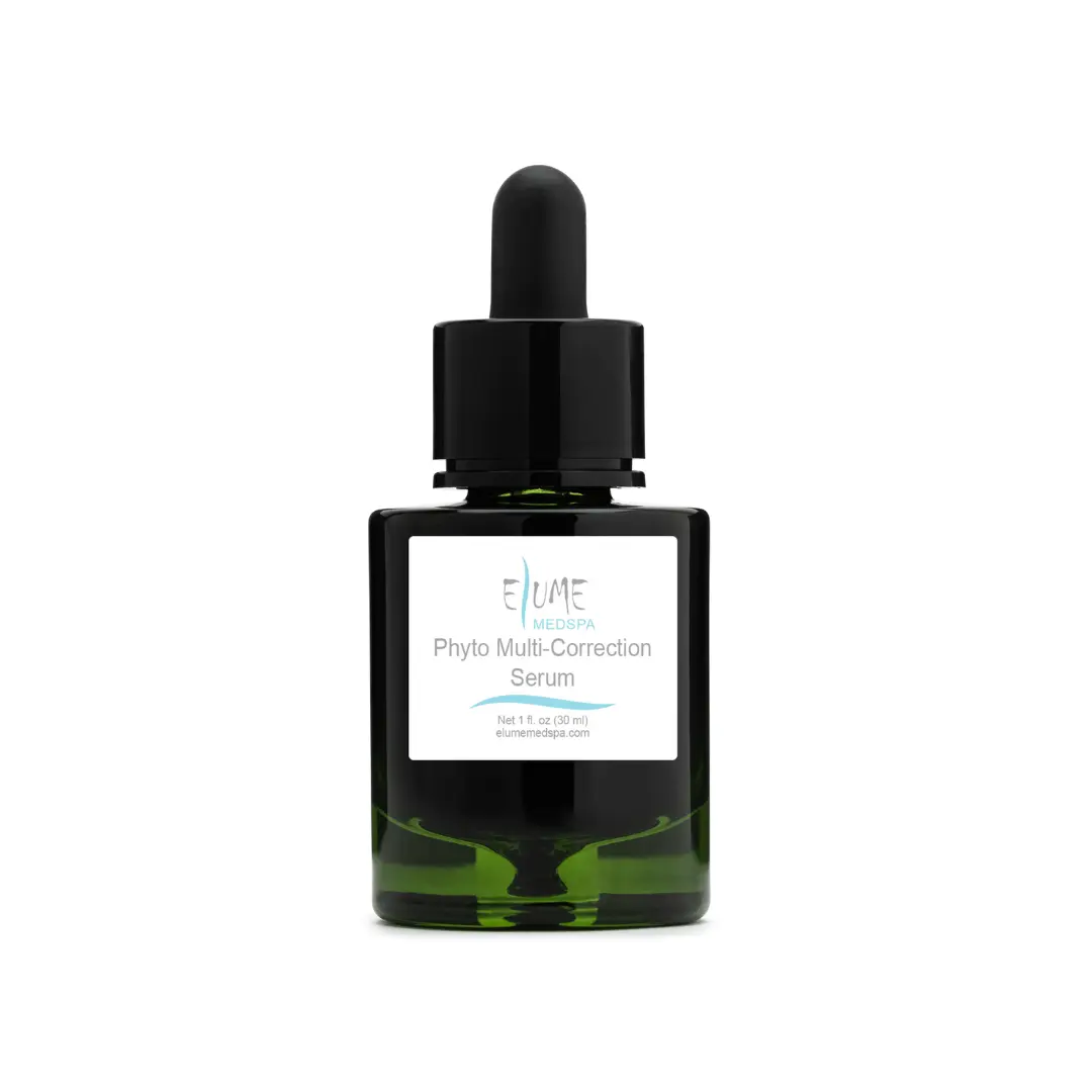 Elume Phyto Multi-Correction Serum with Botanical Correcting Complex and Hyaluronic Acid, Calming Post-Procedure Face Serum for Redness and Sensitive Skin, 1 oz