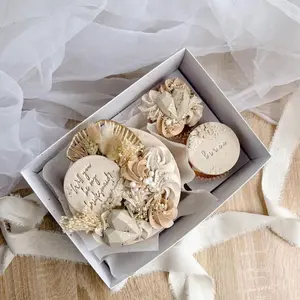 10 Bento Cake & Cupcake Combo Boxes with Clear Lids | Holds 1 Mini Cake & 2 Cupcakes | Bakery Treat Display Boxes