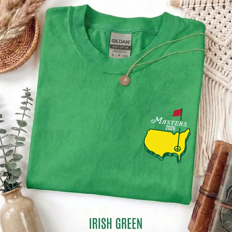 Masters green golf t shirt - TikTok Shop