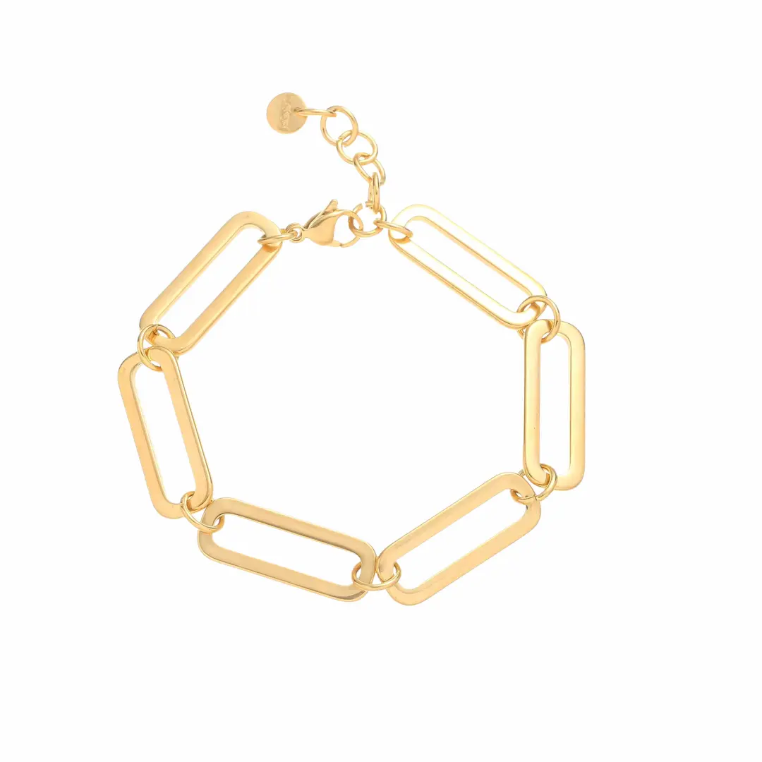 Chunky Paper Clip Bracelet