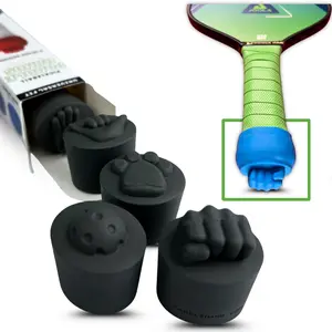 Pickleball Paddle Weighted End Caps by Paddle Hands – 5-Pack Silicone Grip Accessories – Universal Fit, Durable & Skin-Safe