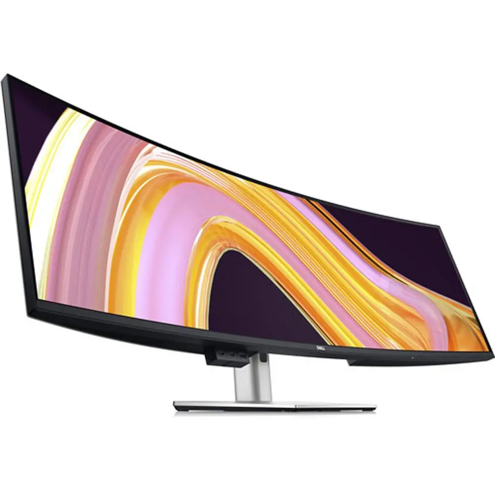 Dell UltraSharp U4924DW 49" Ultrawide Curved Monitor, 5120 x 1440 WQHD, 98% DCI-P3 Coverage, Display P3, USB Hub, 2.5G Ethernet Port, Dual Monitor Setup, 10 Gb/S