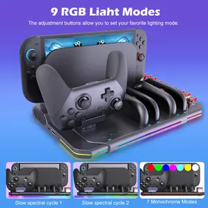 New Switch 2 Controller Charging Dock Joy-con Four-slot Ultra-thin Stand with Game Card Storage SW2139