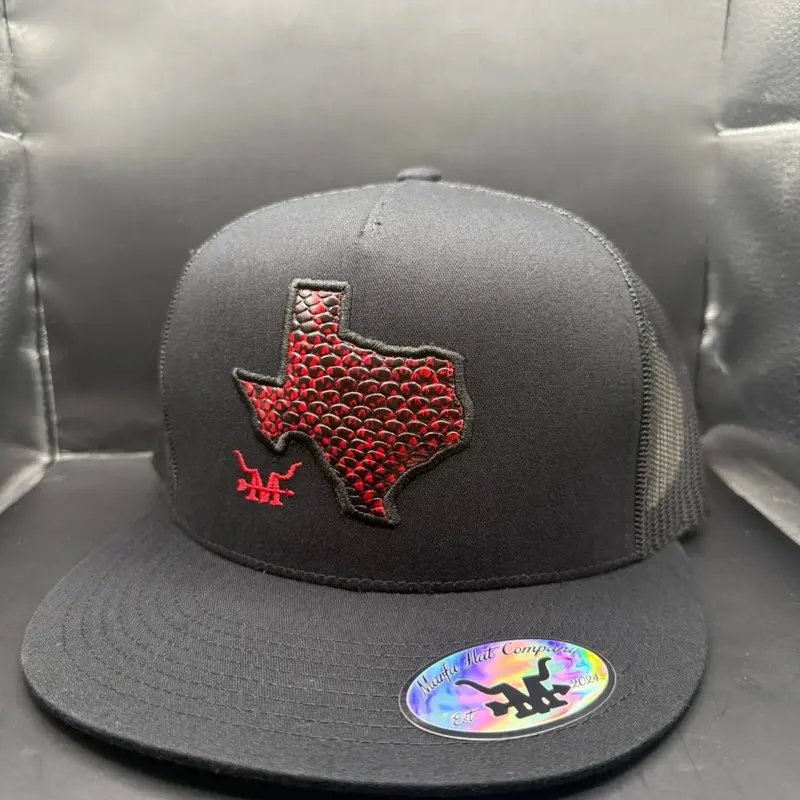 Texas Snake Hat - Stylish Faux Python Leather Synthetic Cap for Casual & Semi-Formal Occasions
