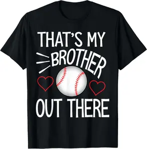 Baseball sister Shirt Cute Baseball Gift for sisters T-Shirt