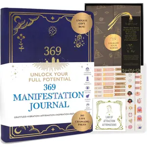 The Ultimate 369 Manifestation Journal - Transformative Law of Attraction Book to Unlock Your Limitless Potential - Presented in Luxurious -Ready Packaging