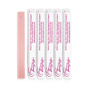 Tammy Taylor Salon Nail Art Files | Cruelty Free Peel 'N' Stick Long-Lasting Nail Files for Daily Nail Care | Easy to Smooth Natural Nails, Acrylic Tips, Gel Polish, Polygel and Dip Powder During a Manicure or Pedicure Smoothing Cutics