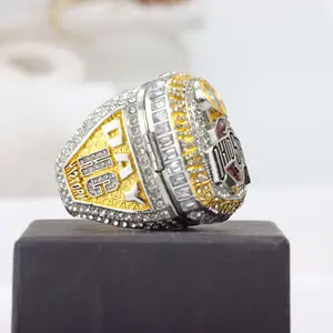 OH Z 2025 RING AND BOX Personalized ring, accessory ring, competition ring, red solid wood box