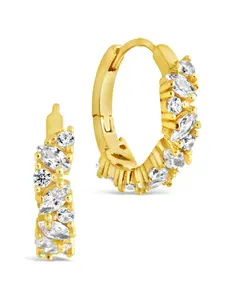 Georgia CZ Micro Hoop Earrings
