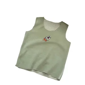2025 Autumn New Children's School Uniform Warm Vest, Double-sided Brushed, Suitable for Home And Outdoor Use (7pcs, 1pc Randomly Sent)