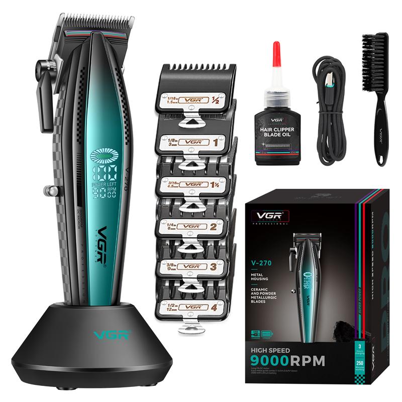 VGR 270 Hair Clippers For Men Professional, Low Noise Cordless High ...