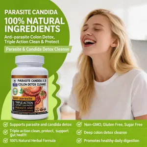 Detox Complete Body Cleanse Complex Broad Spectrum Anti-Parasite Body Boost for Health