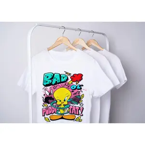 Tweety Bird t-shirt, Cartoon t-shirts, Looney tunes t-shirts.