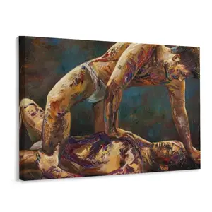 Abstract Gay Art Oil Painting Poster Vintage Wall Decor