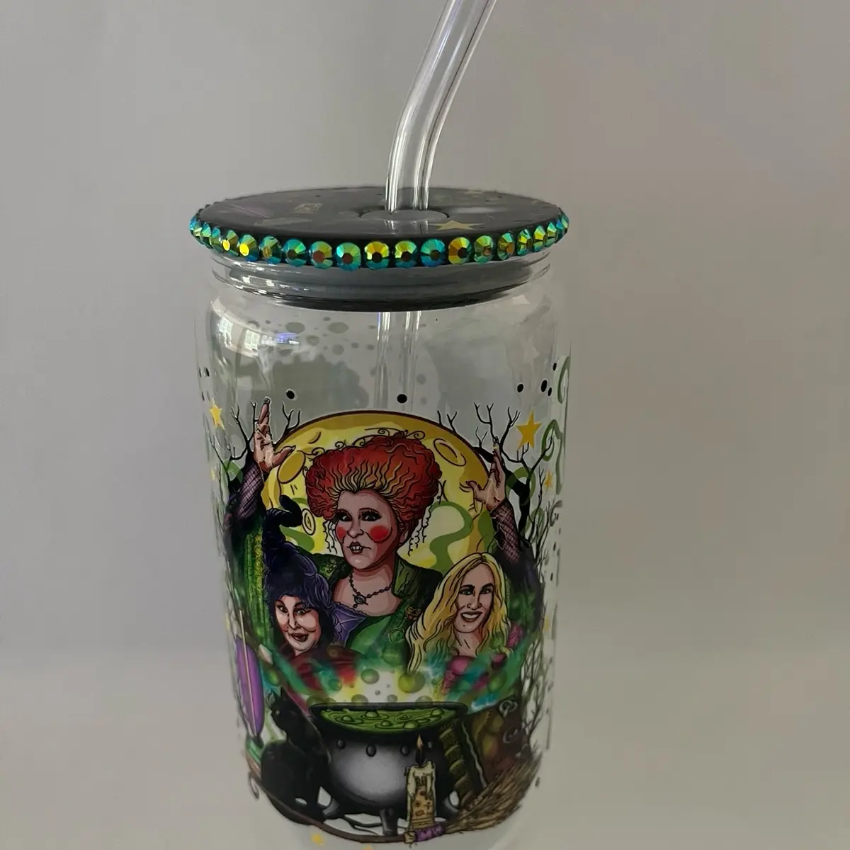 The Sanderson and sisters glass cup