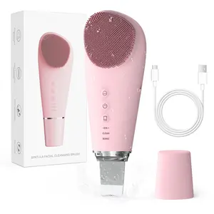 PorePure 2-in-1 Deep Cleanser Facial Massager Enhances Skin Radiance Exfoliates Impurities Minimizes Pores with 3 Intensity Settings for All Skin Types